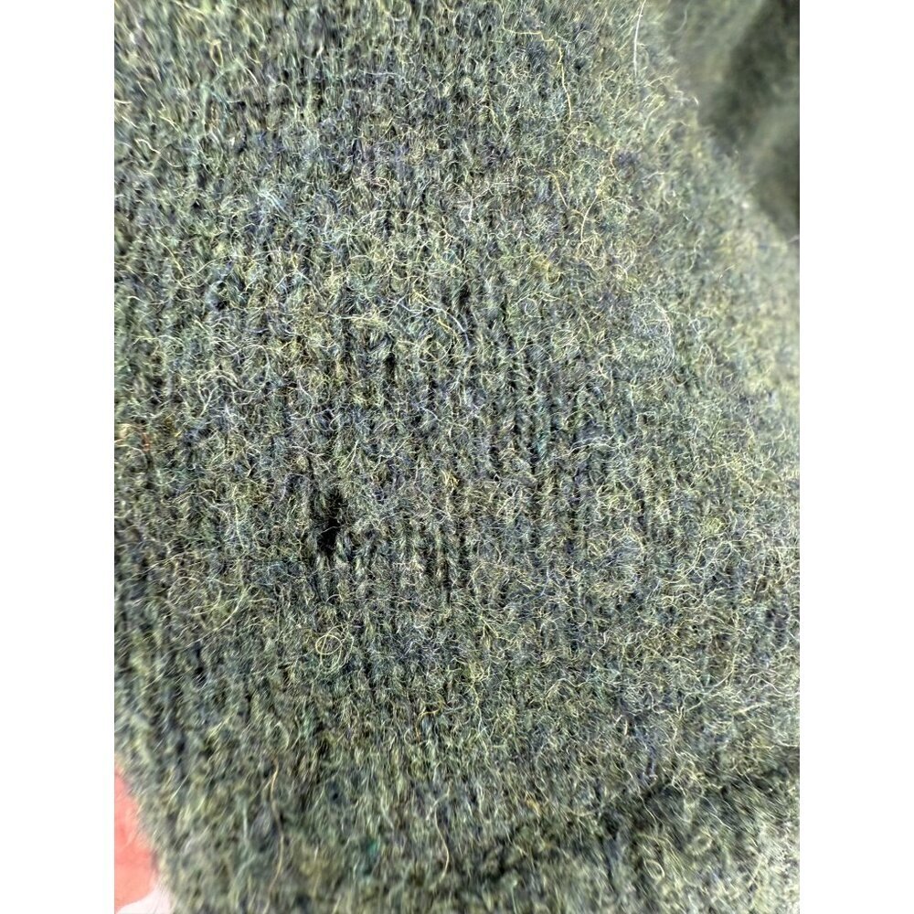 J.Crew Womens 100% Lambs Wool Button Front Grandpa Carigan Sweater Size Medium - Picture 6 of 7